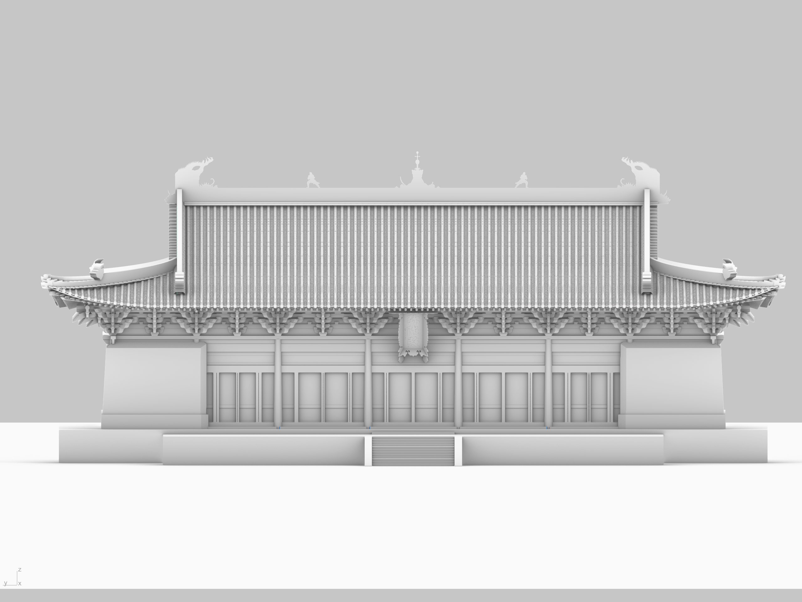 正立面模型
