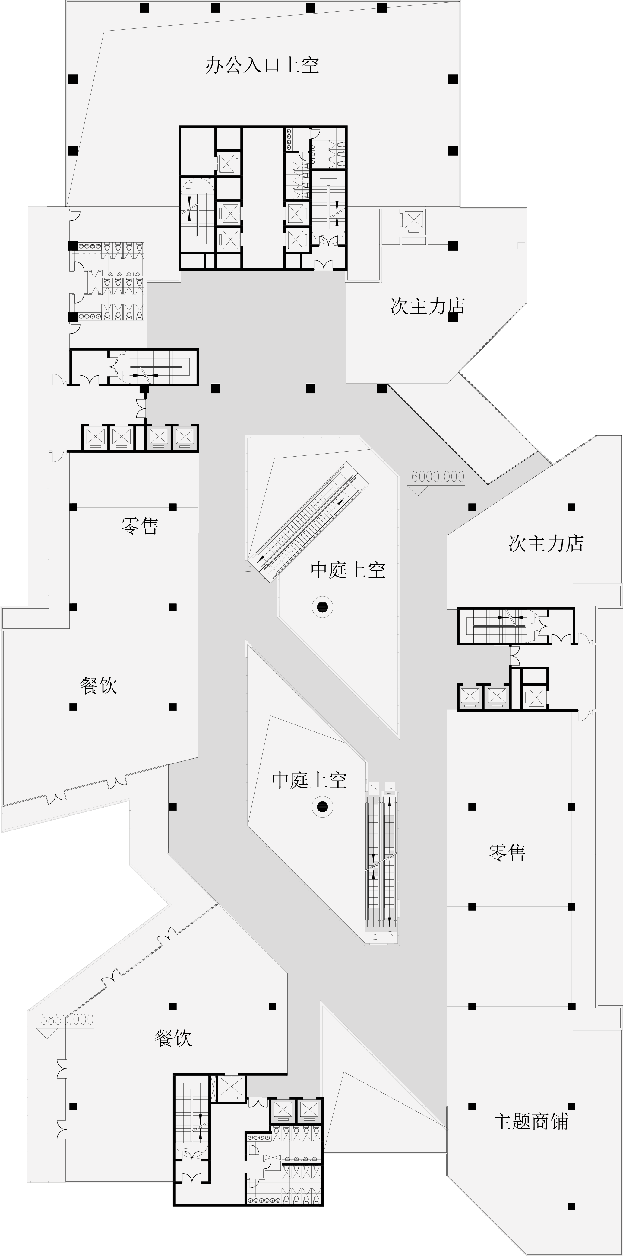 二层平面