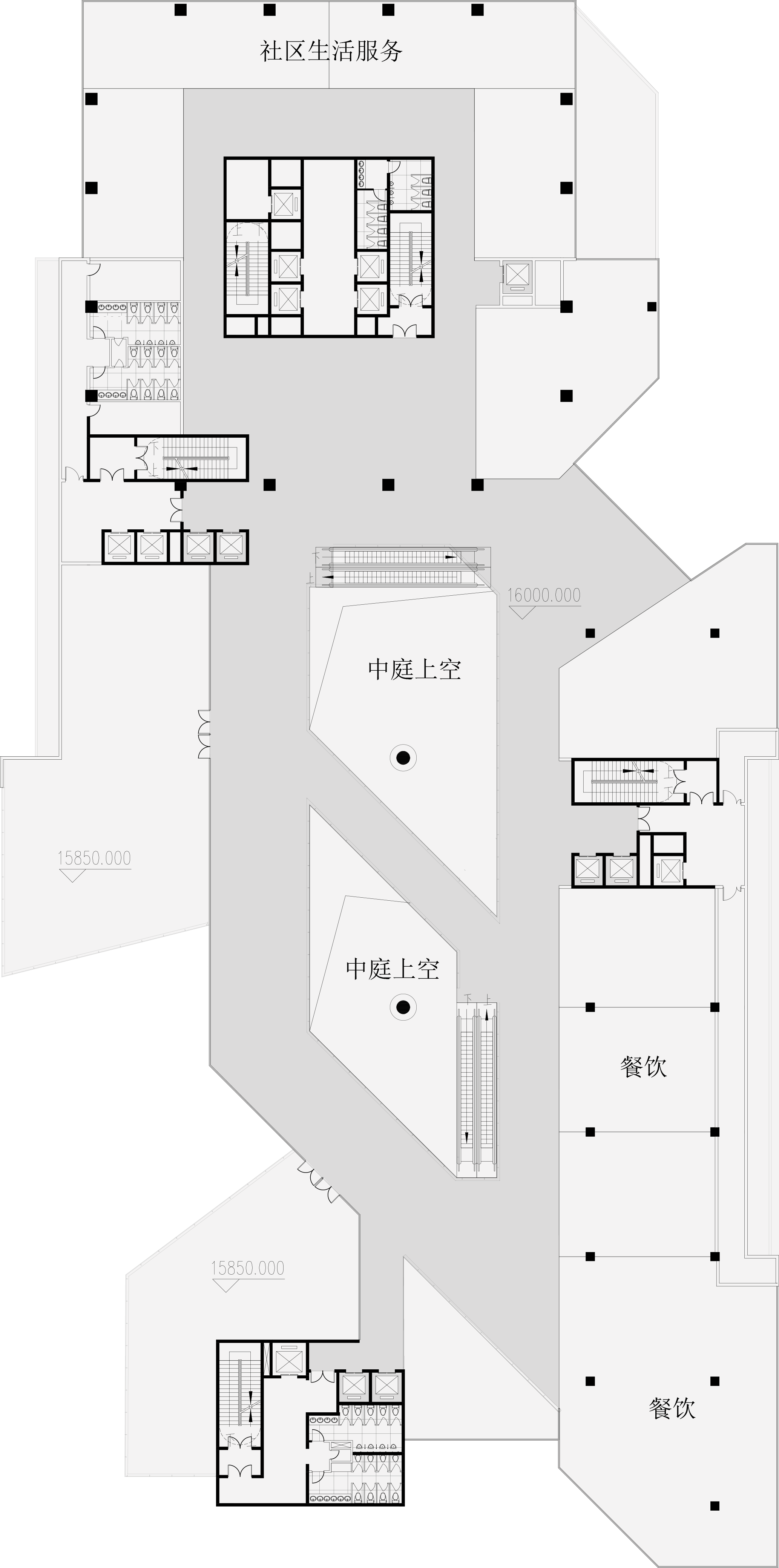 四层平面